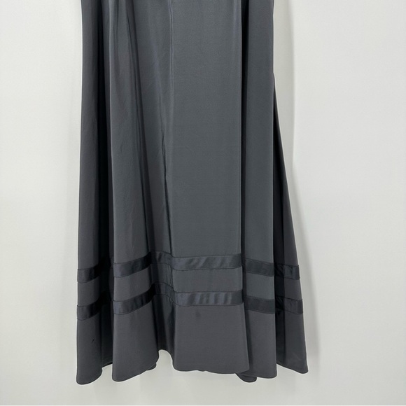 Marc Jacobs Gray Silk Empire Waist Midi Tank Dress Size 8 - Picture 3 of 13